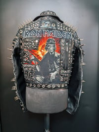 Image 10 of MAIDEN FEAR OF THE DARK BIKER JACKET 