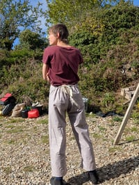 Image 2 of  March trousers in 100% vintage cotton gingham