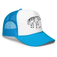 Image 21 of Foam trucker hat zebra 