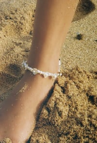 Image 3 of abalone button anklet