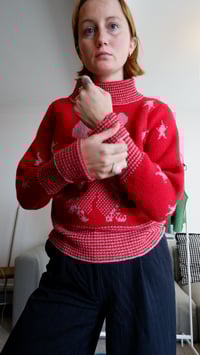 Image 3 of COWBOY TOOTIN WOOL MEDIUM SWEATER