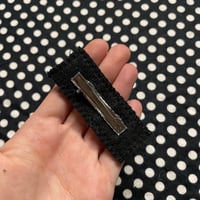 Image 5 of BLACK STUDDED HAIR CLIPS 