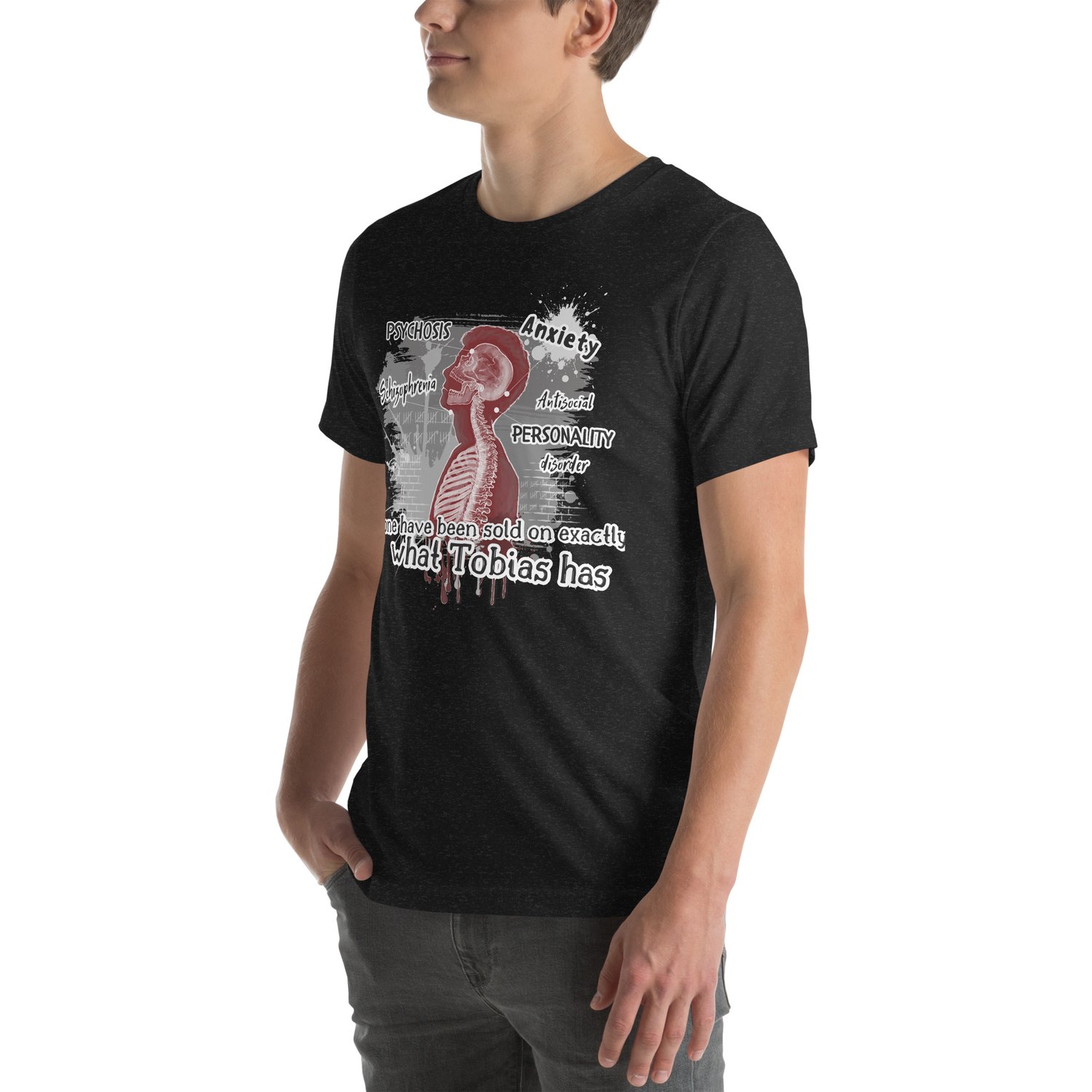 Image of Officially licensed Leigh Rivers Psychotic obsession Tobias Unisex t-shirt