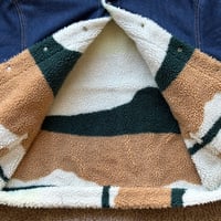 Image 3 of LEVIS REVERSIBLE VINTAGE RELAXED FIT SHERPA TRUCKER JACKET MENS SIZE MEDIUM NEW