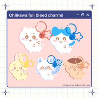Image 1 of Chiikawa Full Bleed Charms [PRE-ORDER]