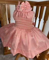 Image 1 of Peach shimmer sleeveless 