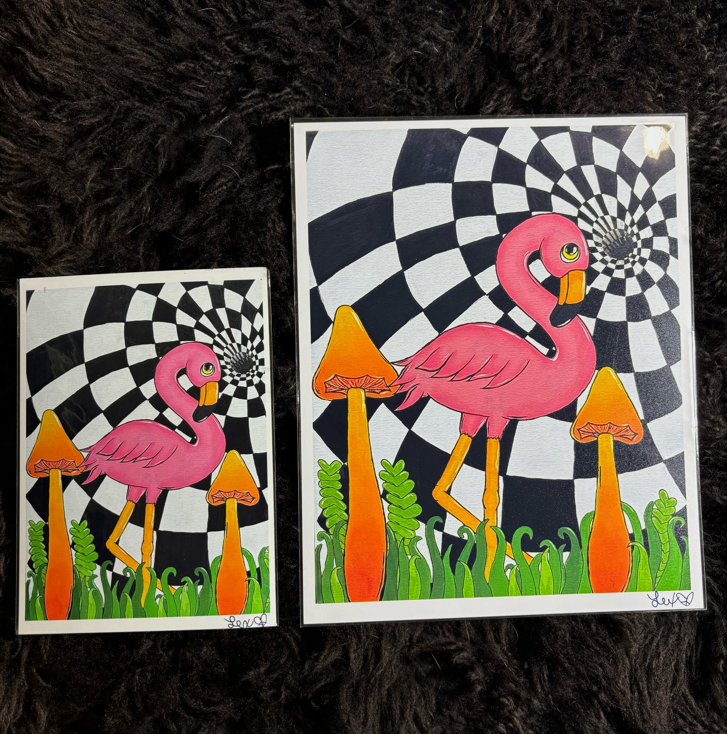 Image of Flamingo print 