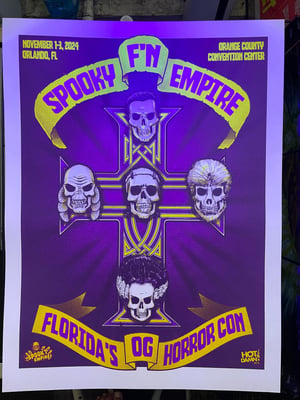 SPOOKY EMPIRE EVENT POSTER ORLANDO 11/2024 