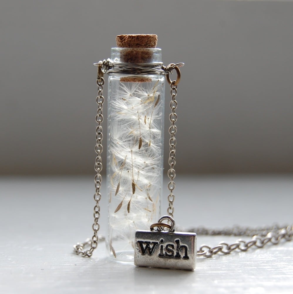 Image of As You Wish Dandelion Necklace