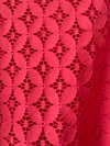 STRAWBERRY PINK GUIPURE LACE KAFTAN