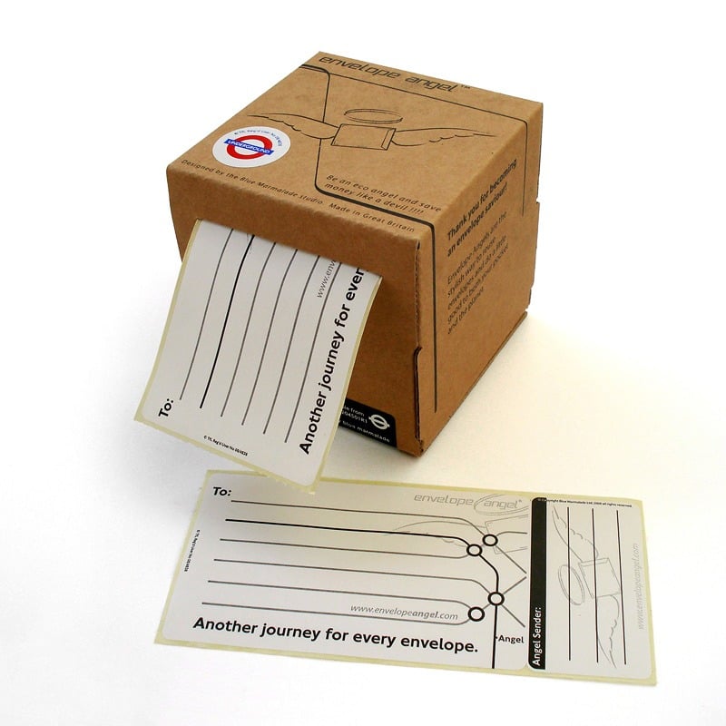 Image of <em>Envelope Angel</em>® Re-use Labels - Underground Edition