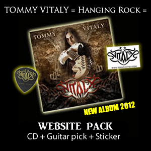 Image of Tommy Vitaly - Hanging Rock (2012) [CD+PICK+ STICKER]