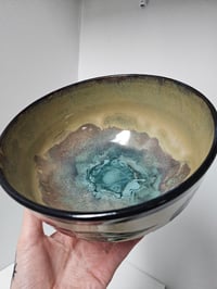 Image 5 of Large noodle bowl - Trad flowers & skulls