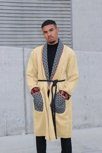 Image 4 of The Mali robe - tan 