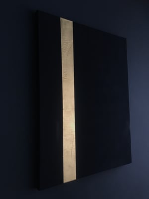 Veining II. - Acrylic and 23 Carat Gold On Canvas, 60x80 cm