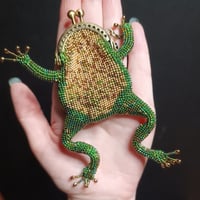 Image 5 of Beaded Frog Coin Purse