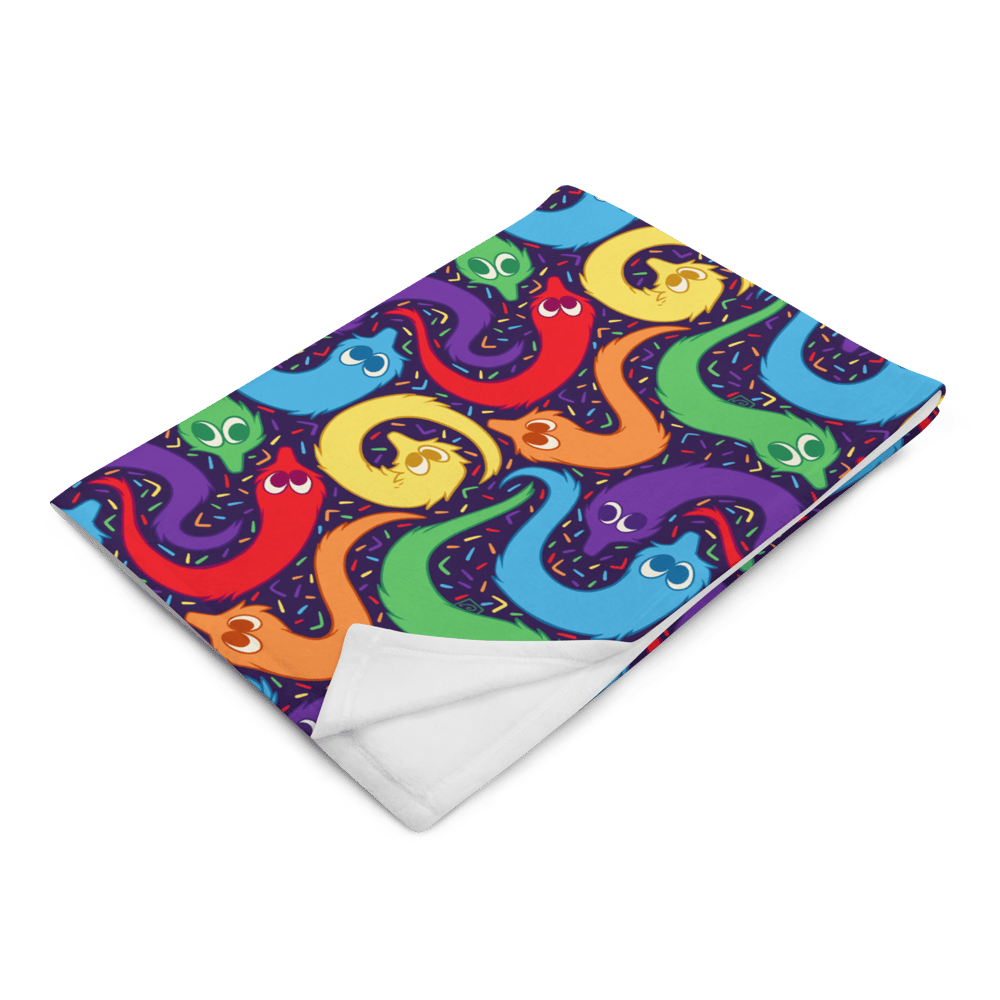 Wormies Throw Blanket