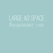 Image of SALE : Large Ad Space x 3 months on thepapermama.com