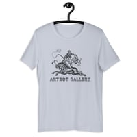 Image 11 of Artbot Horse Fly Printed in Black Unisex t-shirt