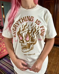Image 4 of Everything Is Fine Oversized Tee 