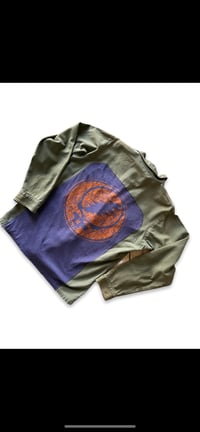 Image 1 of VINTAGE ARMY SHIRT JACKET GRATEFUL DEAD