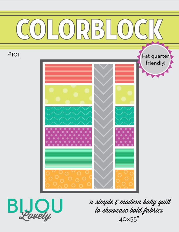 Image of Colorblock Quilt Pattern - PDF