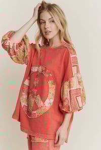 Image 3 of Patchwork Boho Top