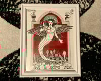 Image 2 of  Den of the Lamia Original Ink Drawing