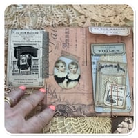 Image 5 of vintage french lace samples snippet booklet