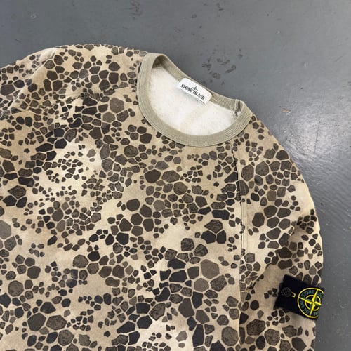 Image of SS 2018 Stone Island Aligator Camo sweatshirt, size large