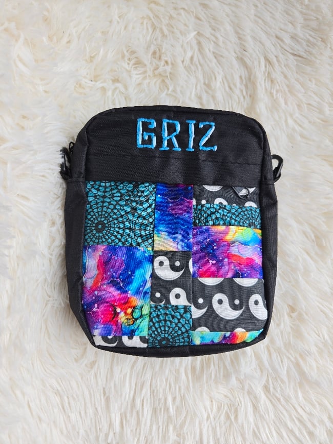 Zeds Dead and Griz Patchwork Crossbody Bags