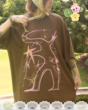 Brown Abstract Mister Man Shirt