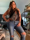 Retro pink crossbody