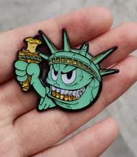Image 1 of ROTTEN APPLE SMiLee Pin 3.0 (GOLD 9/11 EDiTiON) 