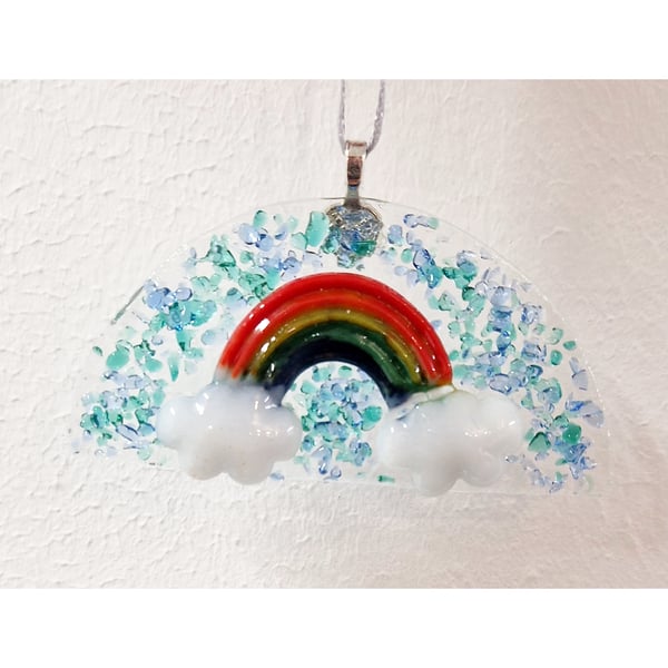 Image of Mini Fused Glass Rainbow 