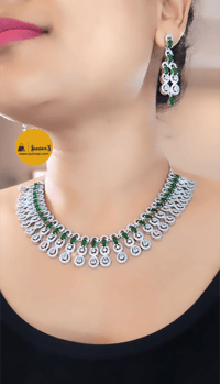 Image 2 of Rebecca Green-Stunning Australian Diamond Necklace Set
