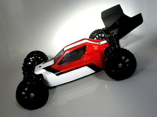 Image of PHAT BODIES 'TURBO' bodyshell for Losi Mini 8ight, Wltoys 144001, LC Racing EMB-1 Rlaarlo 14