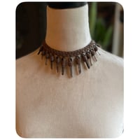 Image 1 of SALE - The Empress Petite - Slim Smokey Quartz and Dusty Brown Leather