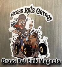 Image 1 of NEW Grass Rat Fink Magnets!!