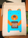 Lunch Bear 100% Recycled Cotton Canvas Lunch Bag - SOLD OUT