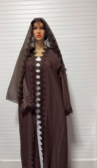 Image 1 of  Lace 2 Piece Abaya 