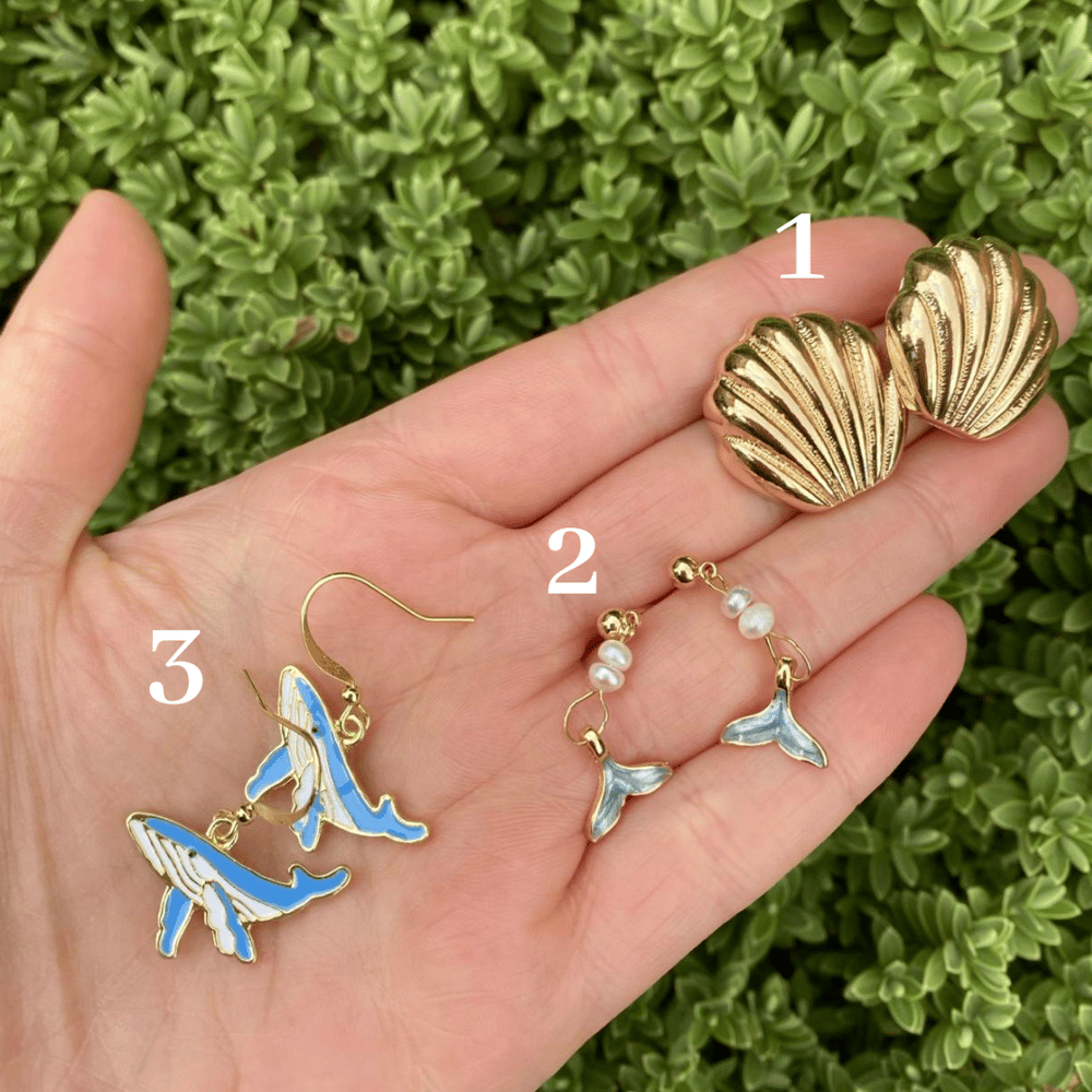 away at sea earrings!