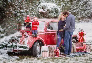 Image of Red VW Christmas Mini Sessions