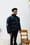Image of Denim Navy Puffer 