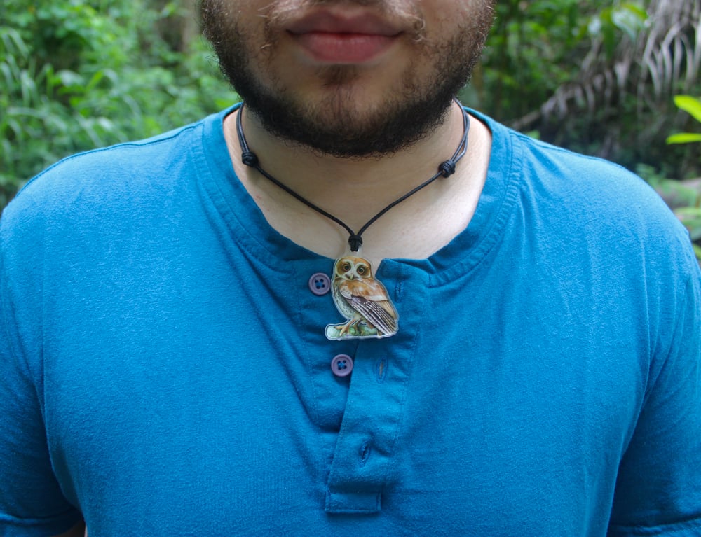 Mucarito Owl Necklace | Puerto Rican Owl