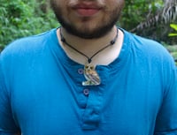 Image 3 of Mucarito Owl Necklace | Puerto Rican Owl