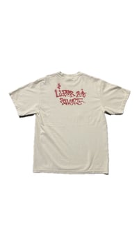Image 2 of 2 much heat cream tee