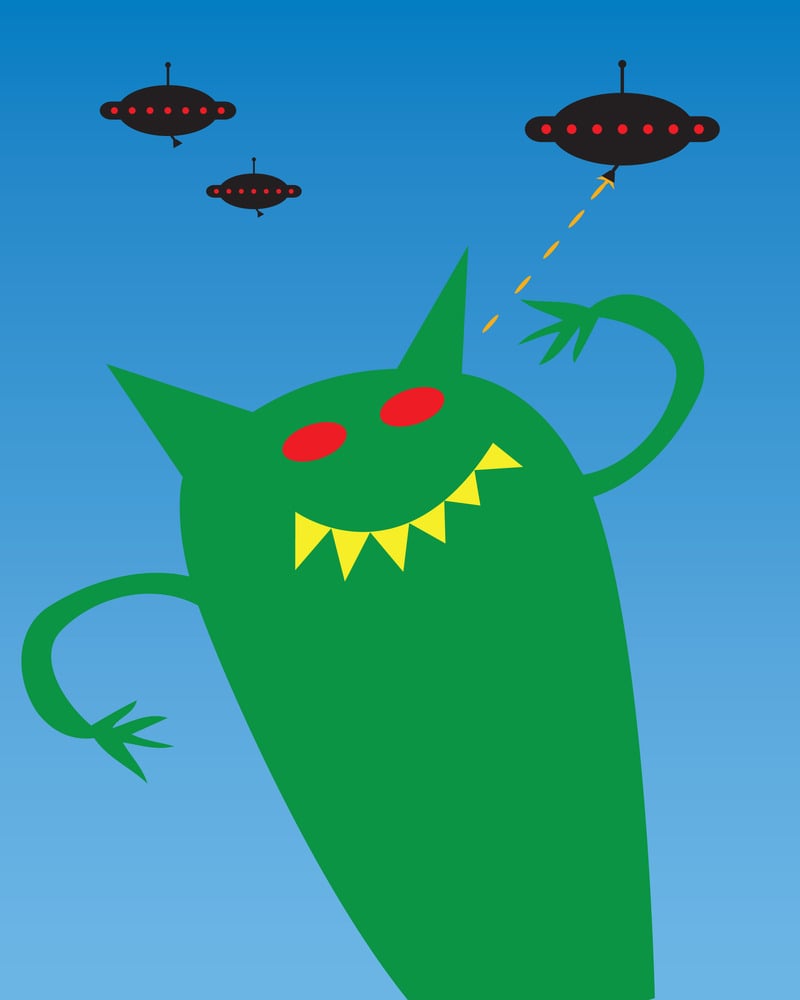 Monster VS. The World Print Collection #1
