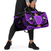 Image 1 of BOSSFITTED Black and Purple Duffle Bag