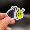 Non-binary Bee Sticker